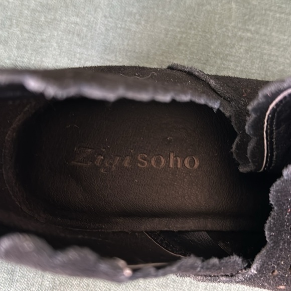 Black Perforated Ankle Booties - Picture 7 of 8